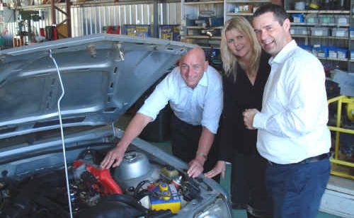 Emerald business owner Martina Wenman (centre) with Member for Flynn Chris Trevor and Minister for Broadband Stephen Conroy. Emerald business owner Martina Wenman (centre) with Member for Flynn Chris Trevor and Minister for Broadband Stephen Conroy.